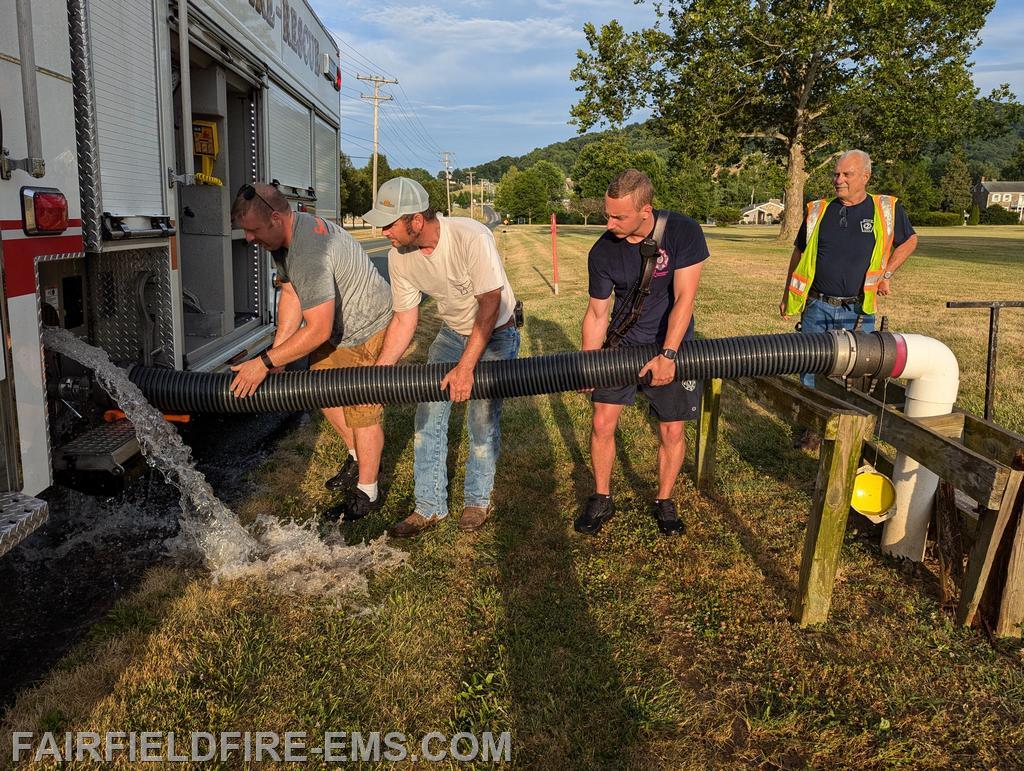 Kelly Loop Firefighting Training Night June 25th - Ski Liberty and Lake Kay - Fairfield Fire & EMS