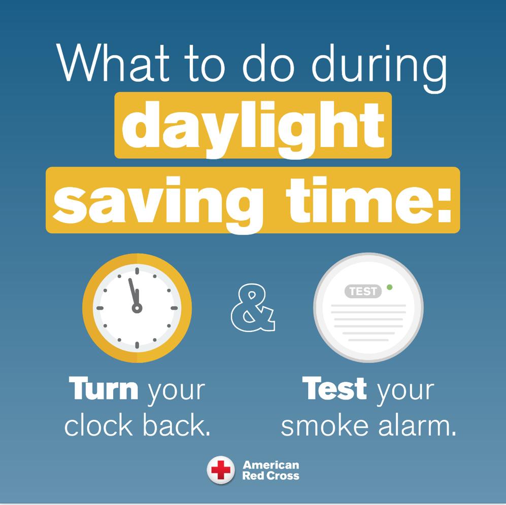 Set Your Clocks Back 1 Hour Tonight - Fairfield Fire & EMS