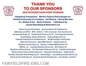 UPDATED LIST OF 2025 OUTDOOR EVENT SPONSORS - Get your tickets NOW!!