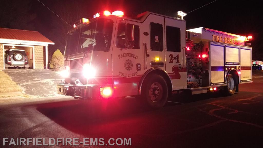 Company 2 Responds To Residential Fire Alarm Call Tonight - Fairfield ...