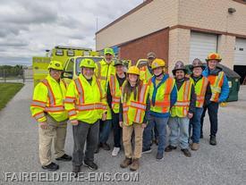 Congratulations to Tim Jacobson (far right in photo) and all the other Fire Police who passed this weekends course!