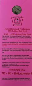 2026 Outdoor Cash Event - June 13th