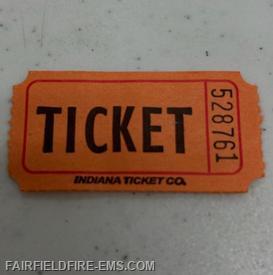 50/50 Winning Ticket Number - Is this your ticket?  Give us a call to claim!