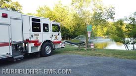 Rescue Engine 2 tonight in Carroll Valley for training