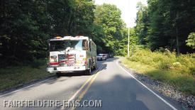 Fire Rescue Engine 2 on Cold Springs Road tonight for a motorcycle crash.