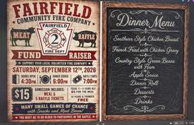 Mark Your Calendar!  Saturday September 12th.  Our first Meat Raffle of the Fall.  