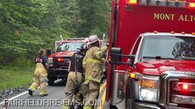 First Responders from Fairfield, South Mountain and Mont Alto Fire Departments were on scene