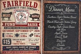 Tonight is our first Meat Raffle of the Fall.  Come on out and enjoy the great food and fun!