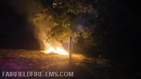 Cash Town and Fairfield Community Fire Companies responded to a Brush Fire Call late Saturday evening.