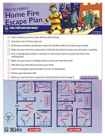 2026 Fire Prevention Week - Does Your Family Have a Home Fire Escape Plan?  