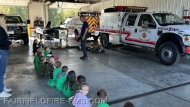 Fairfield Area School District Kindergarten Class visits the FCFC during Fire Prevention Week 2026