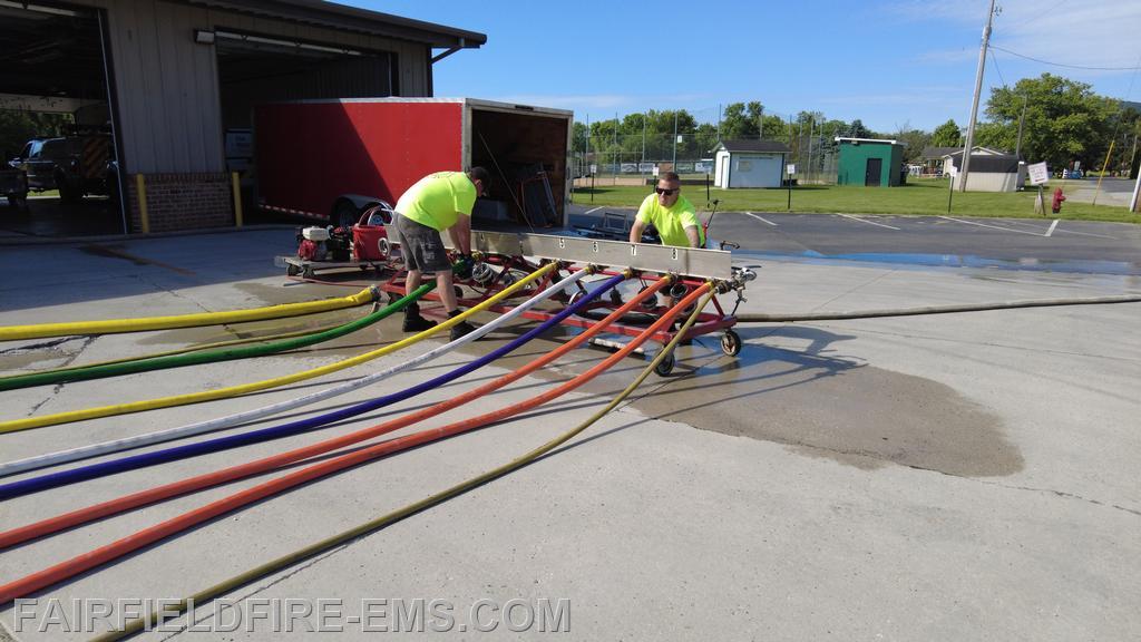 Annual Testing of Engine Pump Capacity and Hoses - Fairfield Fire & EMS