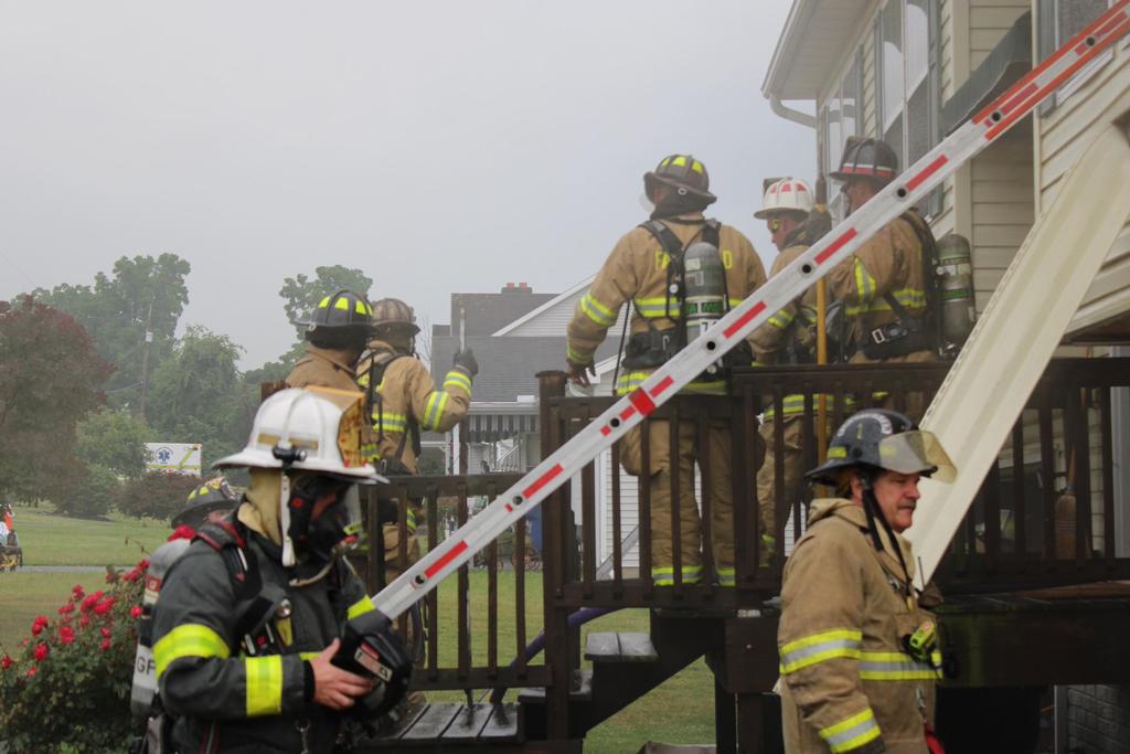 Multiple Companies responded to residential house fire call tonight