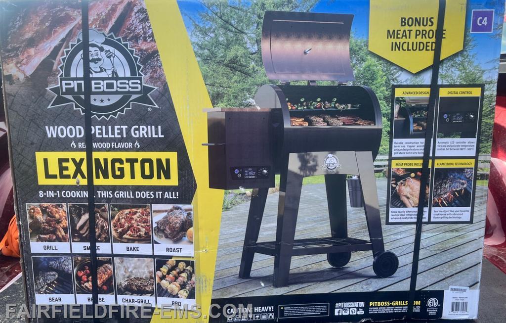 Pit Boss Wood Pellet Grill and Mystery Prize Fundraiser.  A total value of up to $750.00