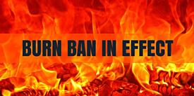 BURN BAN IS IN EFFECT FOR: Hamiltonban, Highland, Liberty, Carroll Valley and Fairfield Borough.